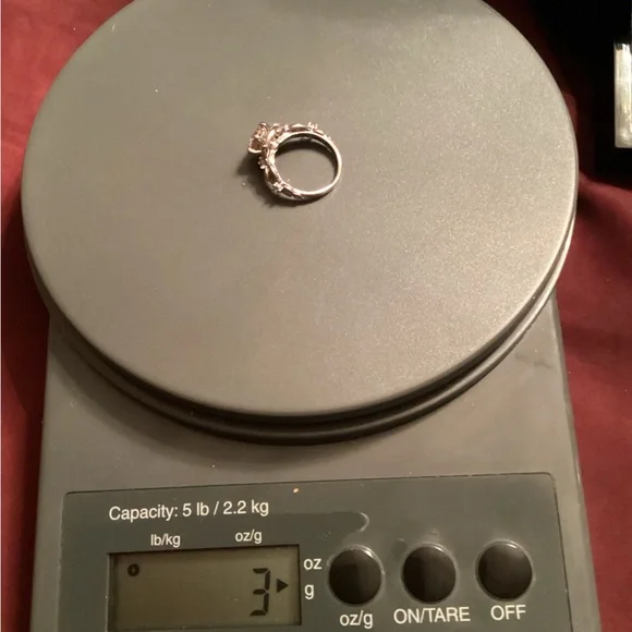 Pink Stone Silver Ring - Picture 13 of 13